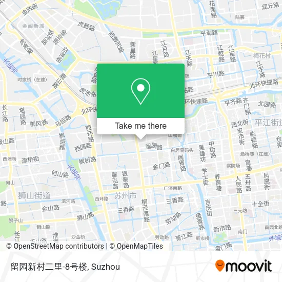 留园新村二里-8号楼 map
