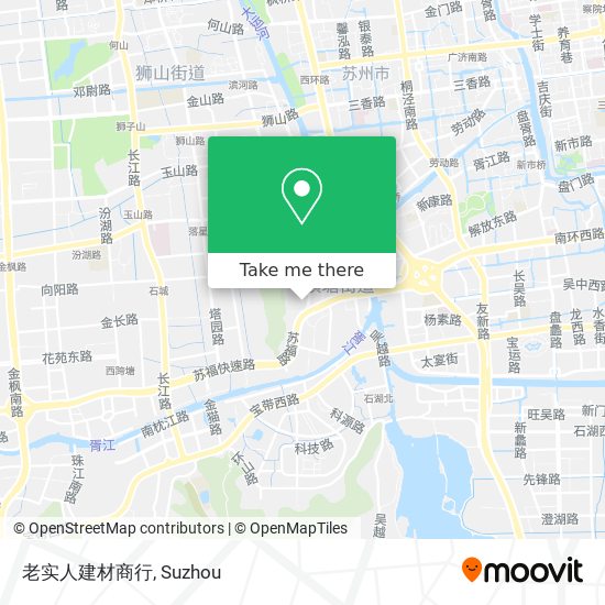 老实人建材商行 map