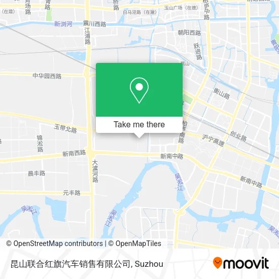 昆山联合红旗汽车销售有限公司 map