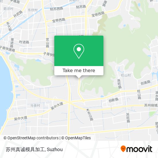 苏州真诚模具加工 map