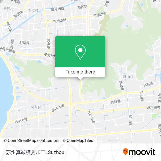苏州真诚模具加工 map