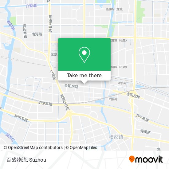 百盛物流 map