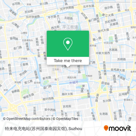 特来电充电站(苏州国泰南园宾馆) map
