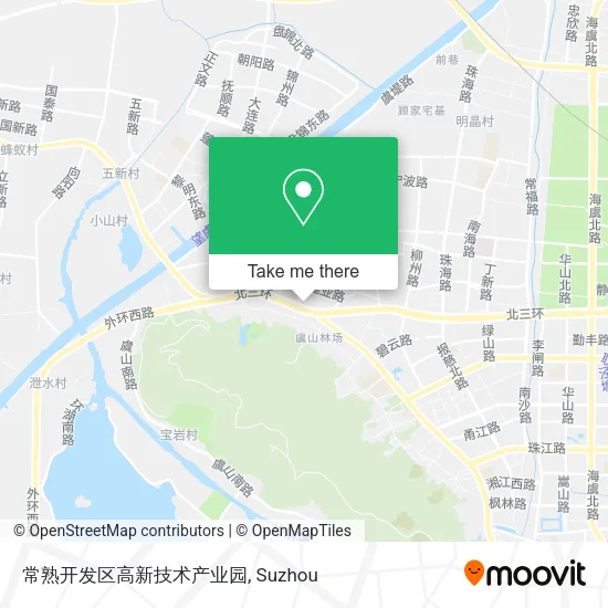 常熟开发区高新技术产业园 map