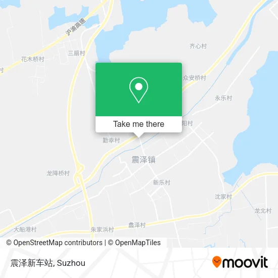 震泽新车站 map