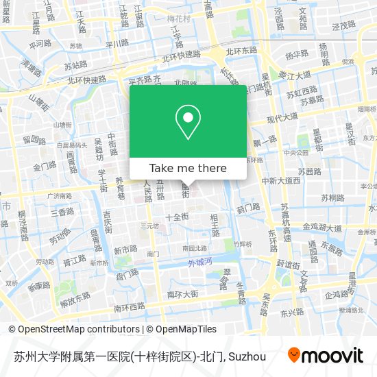 苏州大学附属第一医院(十梓街院区)-北门 map