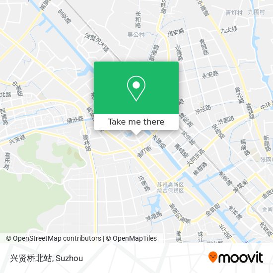 兴贤桥北站 map