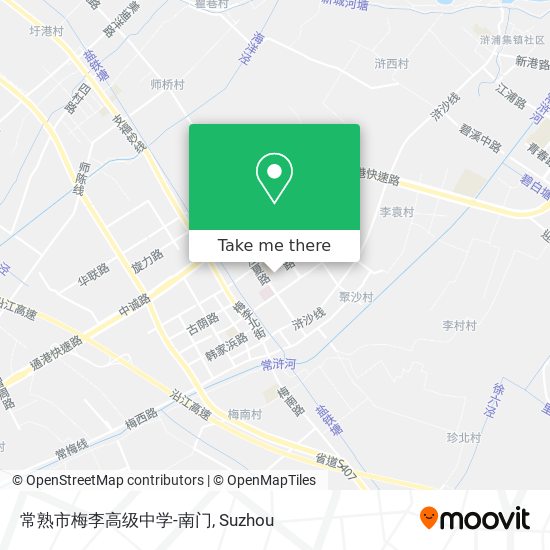 常熟市梅李高级中学-南门 map