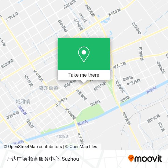 万达广场-招商服务中心 map
