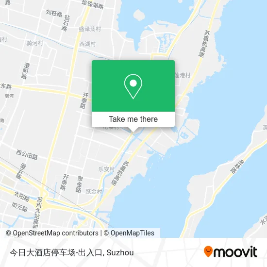 今日大酒店停车场-出入口 map