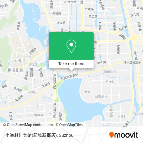 小渔村川菜馆(新城新郡店) map