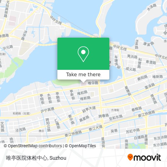 唯亭医院体检中心 map