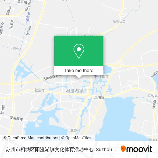 苏州市相城区阳澄湖镇文化体育活动中心 map