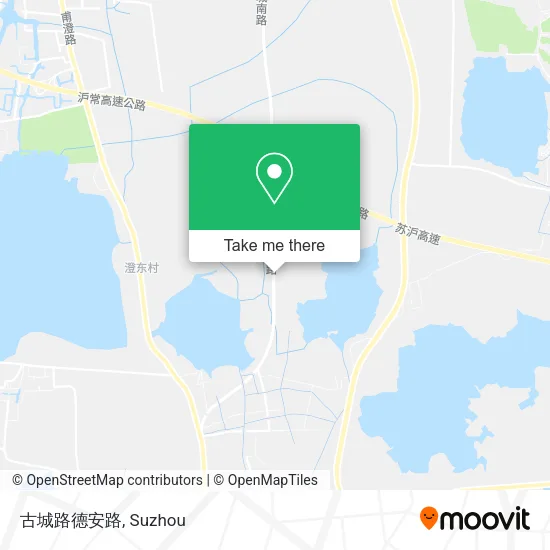 古城路德安路 map