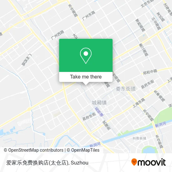 爱家乐免费换购店(太仓店) map
