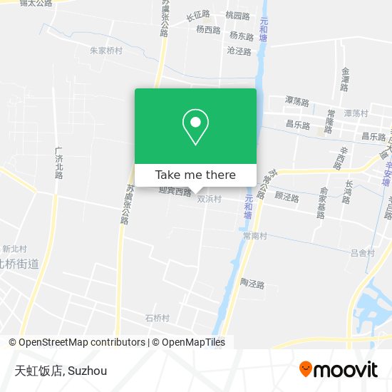 天虹饭店 map