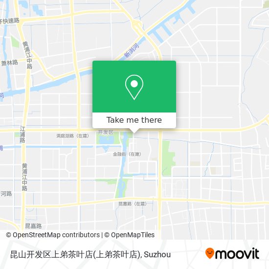昆山开发区上弟茶叶店 map