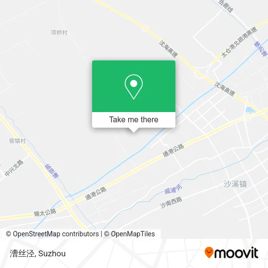 漕丝泾 map