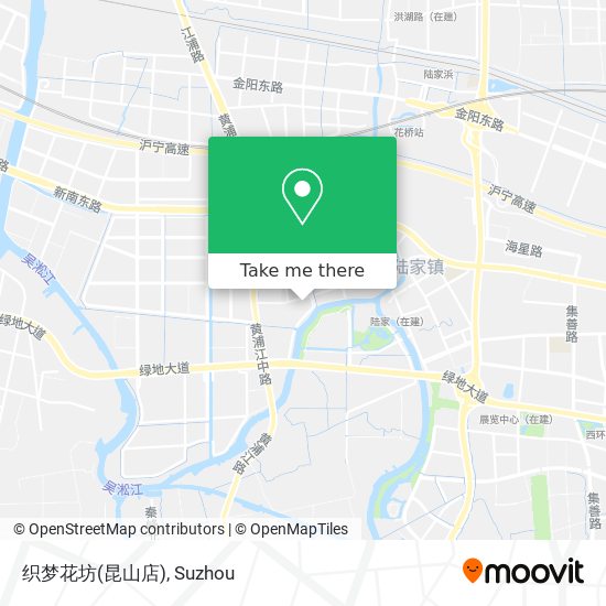 织梦花坊(昆山店) map