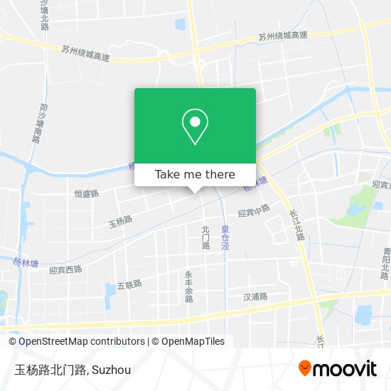 玉杨路北门路 map