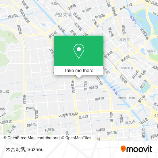 木言刺绣 map