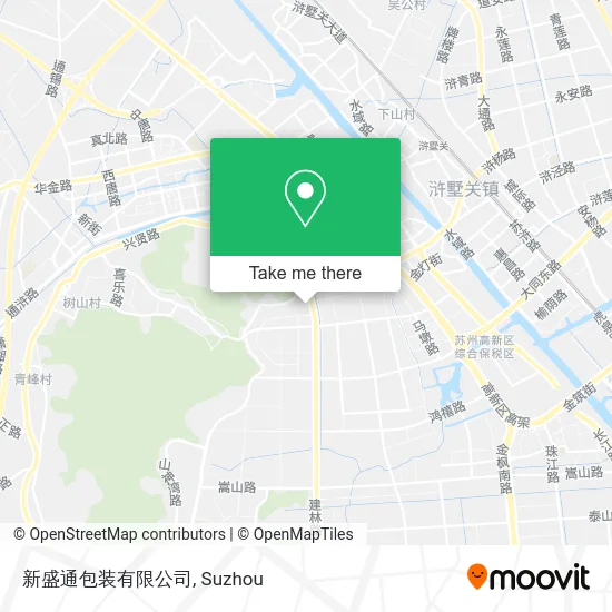 新盛通包装有限公司 map