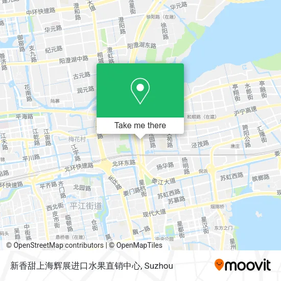 新香甜上海辉展进口水果直销中心 map