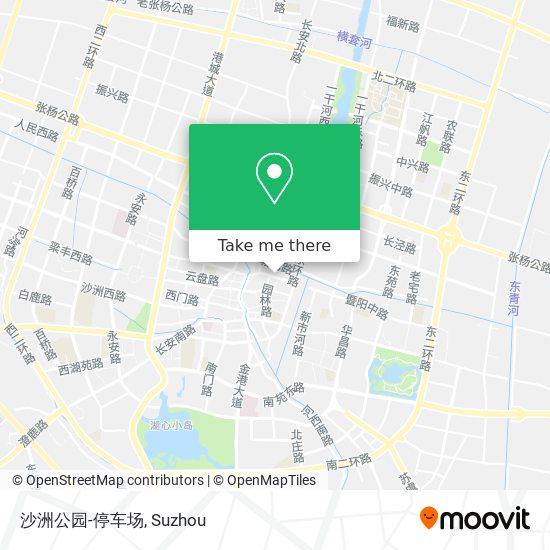 沙洲公园-停车场 map