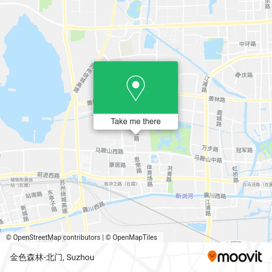 金色森林-北门 map