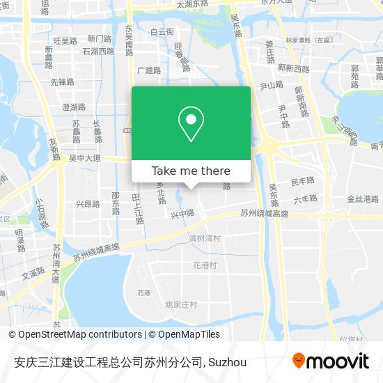 安庆三江建设工程总公司苏州分公司 map