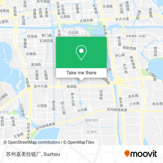 苏州嘉美拉链厂 map