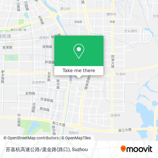 苏嘉杭高速公路/庞金路(路口) map