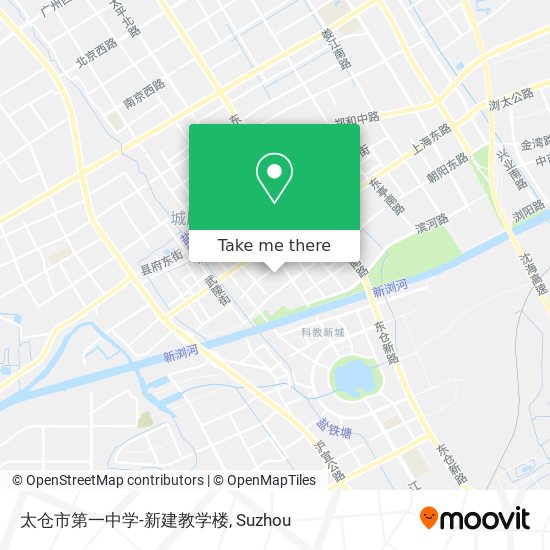 太仓市第一中学-新建教学楼 map