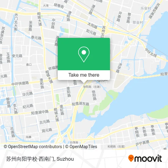 苏州向阳学校-西南门 map