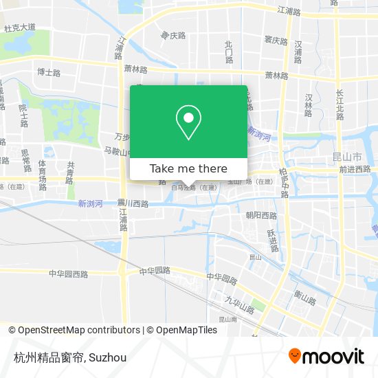 杭州精品窗帘 map