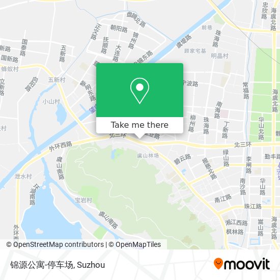 锦源公寓-停车场 map