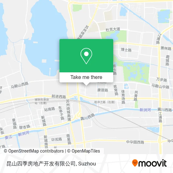昆山四季房地产开发有限公司 map