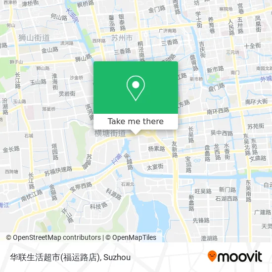 华联生活超市(福运路店) map