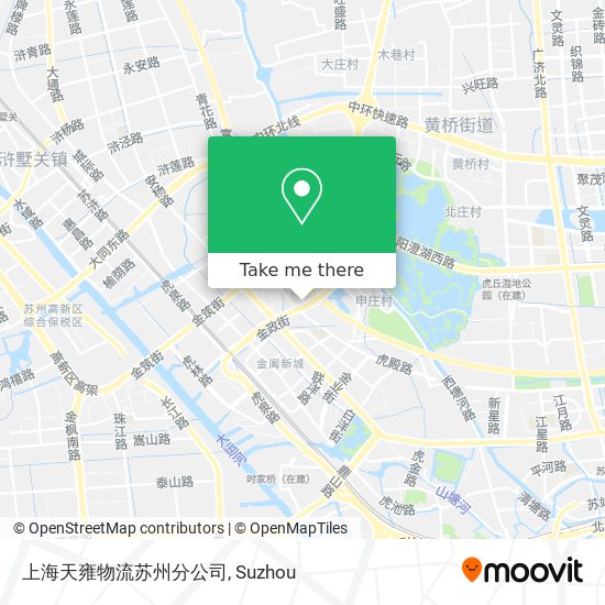 上海天雍物流苏州分公司 map
