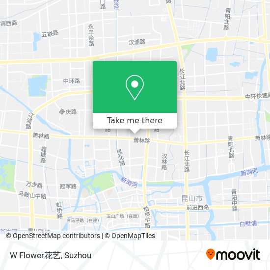 W Flower花艺 map