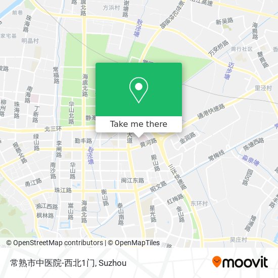 常熟市中医院-西北1门 map