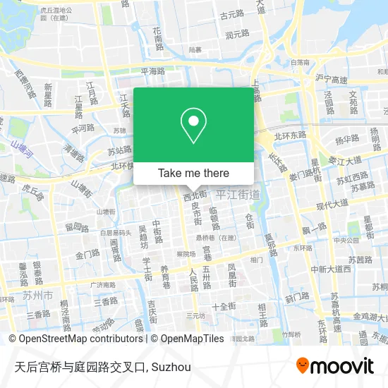 天后宫桥与庭园路交叉口 map