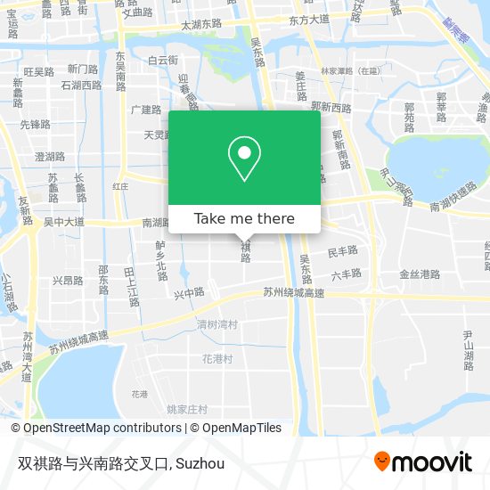 双祺路与兴南路交叉口 map