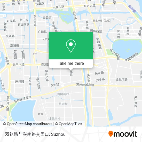 双祺路与兴南路交叉口 map