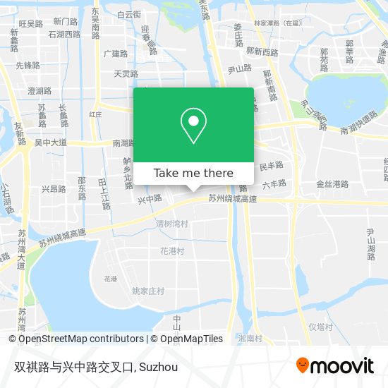 双祺路与兴中路交叉口 map