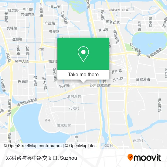 双祺路与兴中路交叉口 map
