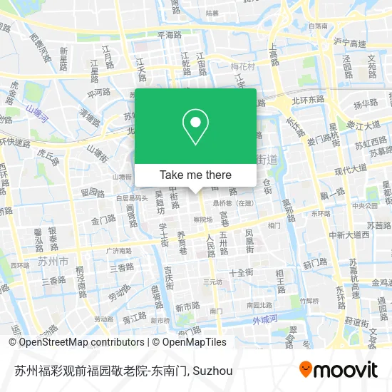 苏州福彩观前福园敬老院-东南门 map