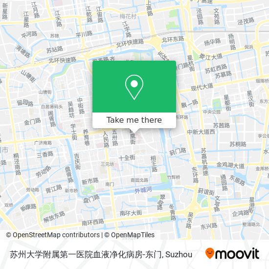 苏州大学附属第一医院血液净化病房-东门 map