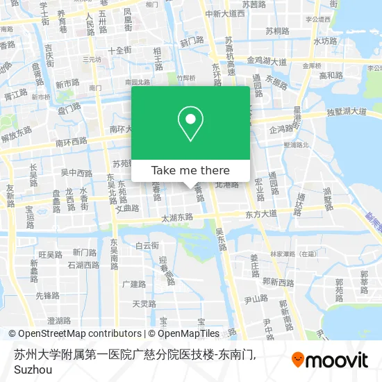 苏州大学附属第一医院广慈分院医技楼-东南门 map