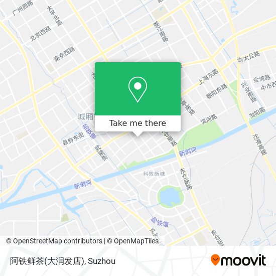 阿铁鲜茶(大润发店) map